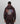 Paper plane -Collegiate Spectrum Half Zip Drop Shoulder Hoodie - Coffee - Clique Apparel