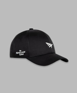 Paper Plane - More Love Satin Dad Hat - Black - Clique Apparel