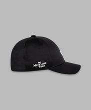 Load image into Gallery viewer, Paper Plane - More Love Satin Dad Hat - Black - Clique Apparel