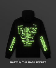 Load image into Gallery viewer, Paper Plane - More Love Tour Hoodie - Black - Clique Apparel