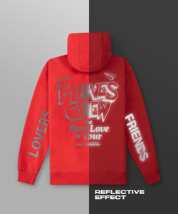 Paper Plane - More Love Tour Hoodie - Coral Red - Clique Apparel