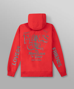 Paper Plane - More Love Tour Hoodie - Coral Red - Clique Apparel