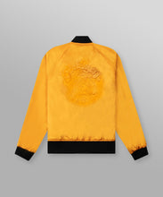 Load image into Gallery viewer, Paper Plane - Greatness Radio Reversible Bomber Jacket - Black/Gold - Clique Apparel