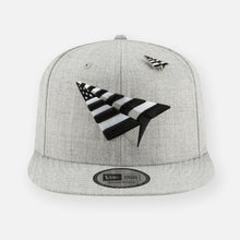 Load image into Gallery viewer, Paper Planes - Grey Boy Crown Old School Snapback Hat - Clique Apparel