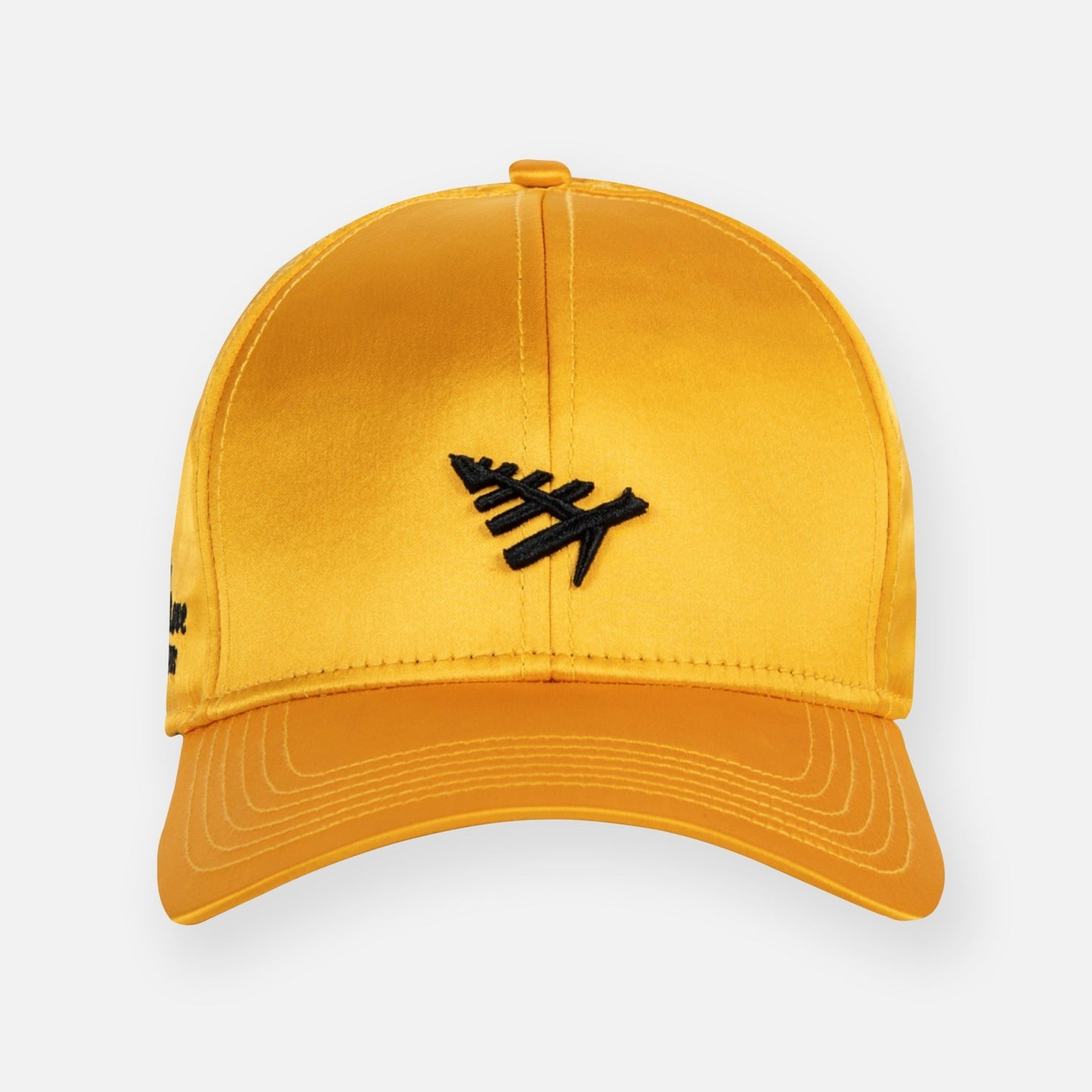 Paper Plane - More Love Satin Dad Hat - Gold - Clique Apparel