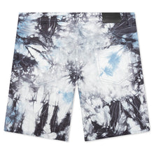 Load image into Gallery viewer, PURPLE BRAND BLUE BLACK TIEDYE JACQUARD MONOGRAM SHORTS - Clique Apparel