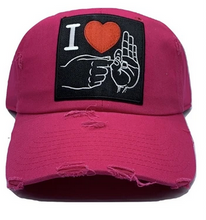 Load image into Gallery viewer, MV DAD HATS I heart Love you - Unisex - Clique Apparel