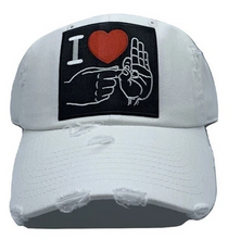 Load image into Gallery viewer, MV DAD HATS I heart Love you - Unisex - Clique Apparel