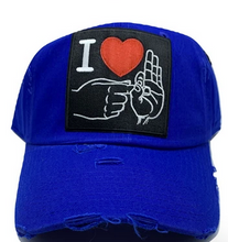 Load image into Gallery viewer, MV DAD HATS I heart Love you - Unisex - Clique Apparel