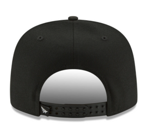 Paper Plane Blue Print Old School Snapback Black - Unisex - Clique Apparel