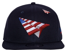 Load image into Gallery viewer, AMERICAN DREAM CROWN OLD SCHOOL SNAPBACK | NAVY - Clique Apparel