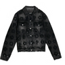 Purple Brand Denim Jacket Full Monogram - Black - Clique Apparel