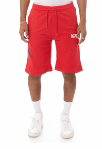 KAPPA SANGONE SHORTS - RED/YELLOW/BLACK - Clique Apparel