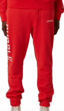 Load image into Gallery viewer, PURPLE BRAND - FRENCH TERRY RED LOGO JOGGERS - Clique Apparel