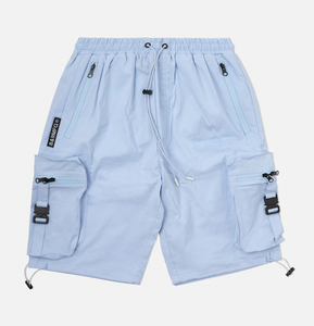 8&9 - COMBAT NYLON SHORT BABY BLUE - Clique Apparel