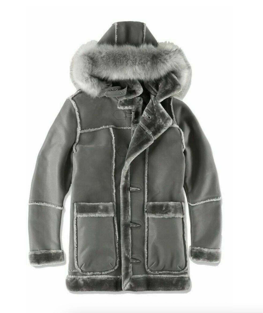 Jordan Craig Denali Shearling Jacket - Charcoal - Clique Apparel