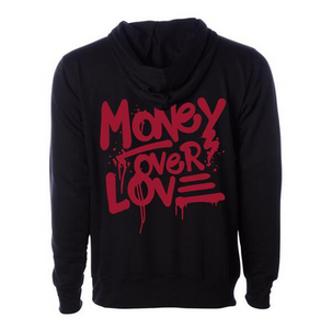 MV Money Over Love Hoodie Black- Men's - Clique Apparel