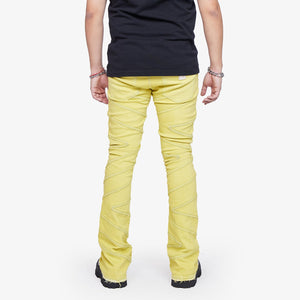 Valabasas - Stacked Cassius Jeans - Yellow - Clique Apparel