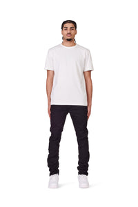 Purple - P001 Low Rise Skinny Jean Black Raw - Clique Apparel