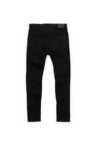 Purple - P001 Low Rise Skinny Jean Black Raw - Clique Apparel