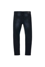 Load image into Gallery viewer, Purple - P002 Mid Rise Slim Jean Black Wash Blowout - Clique Apparel