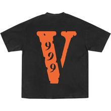 Load image into Gallery viewer, Vlone - Juice Wrld 999 T-Shirt - Black/Orange - Clique Apparel