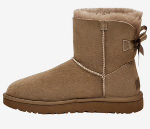 Ugg - Womens Mini Bailey Bow II Boot (Hickory) - Clique Apparel