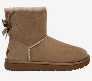 Ugg - Womens Mini Bailey Bow II Boot (Hickory) - Clique Apparel