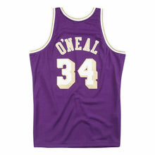 Load image into Gallery viewer, Mens Mitchell &amp; Ness NBA CNY Swingman Jersey Lakers 96 Shaquille O&#39;Neal - Clique Apparel