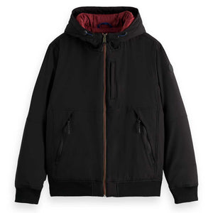 Scotch & Soda - Water Repellent Hooded Jacket - Clique Apparel