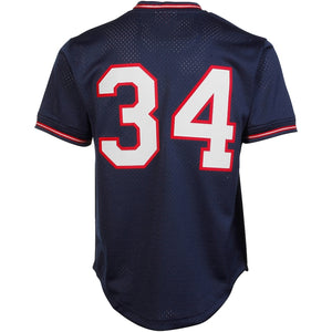 Kirby Puckett Minnesota Twins Mitchell & Ness 1985 Authentic Cooperstown Collection Mesh Batting Practice Jersey - Navy - Clique Apparel