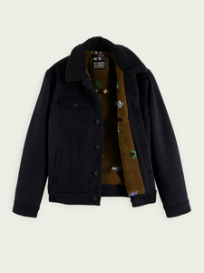 Scotch & Soda - Sherpa Lined Trucker Jacket - Clique Apparel